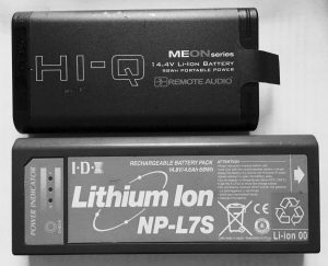 Remote Audio Hi-Q battery vs IDX NP-L7S